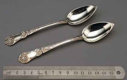 French Silver Grapefruit Spoons (pair) - Rare hallmarks